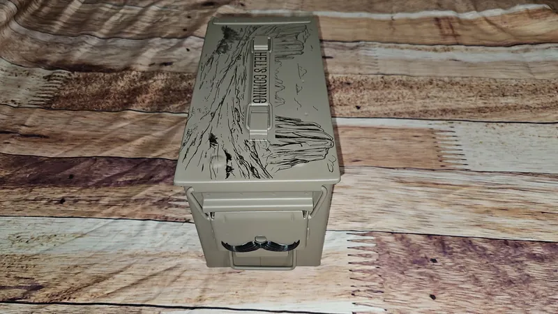 Custom Ammo Can - Laser engraved metal storage